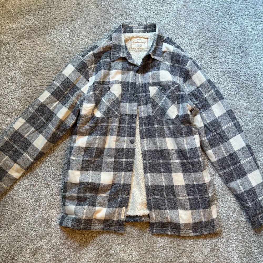 Weatherproof Vintage Sherpa Flannel Jacket